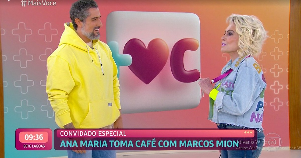 Marcon Mion se emociona ao participar do 