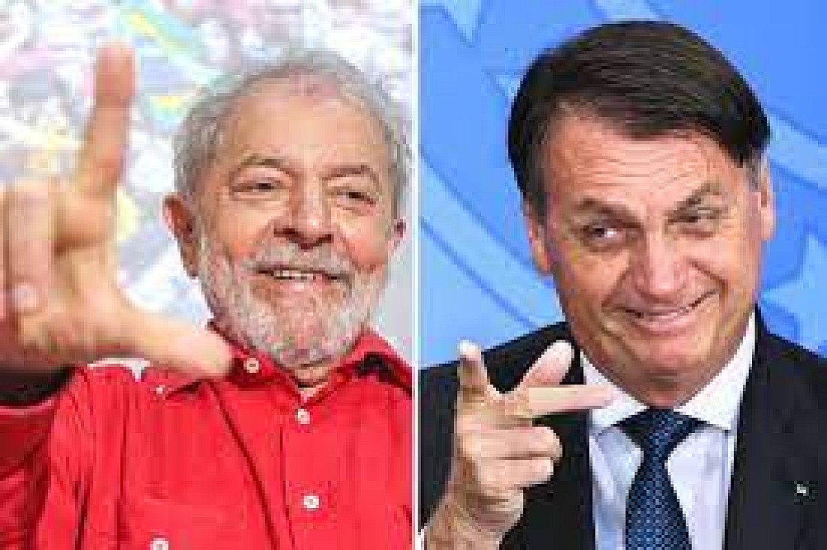 Eleições: pesquisa aponta Lula com 43% e Bolsonaro 26%