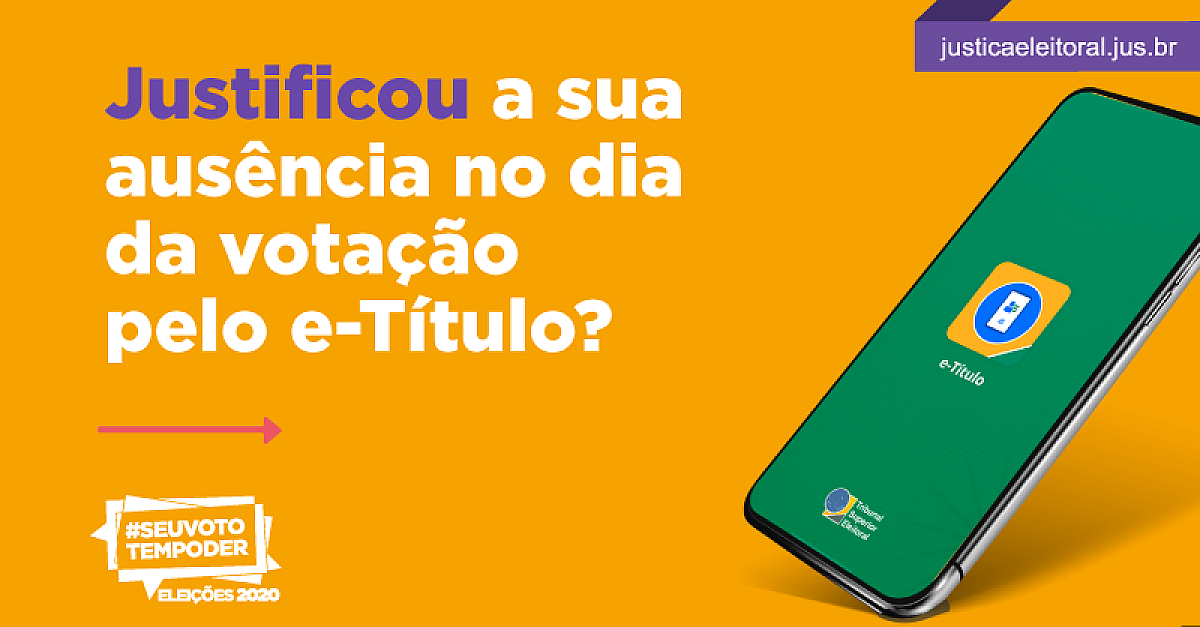 Faltam 3 dias - Baixe ou atualize o e-Título com antecedência