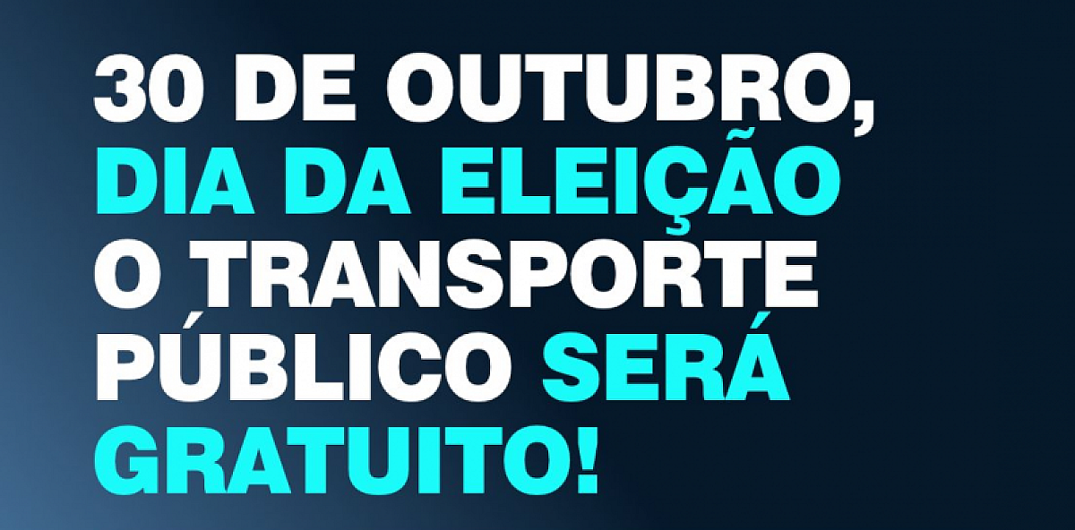 Avaré terá transporte público gratuito para o segundo turno das eleições no dia 30 de outubro 