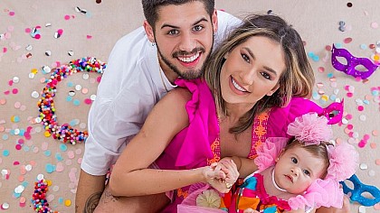 Filha de Zé Felipe e Virgínia Fonseca irá completar 1 ano