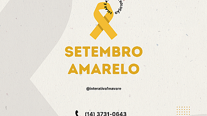 'Setembro Amarelo' começa nesta quinta-feira (1º) e alerta para saúde da mente