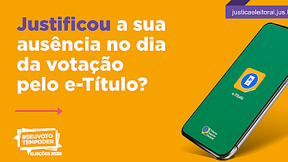 Faltam 3 dias - Baixe ou atualize o e-Título com antecedência