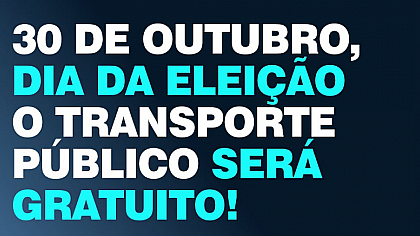 Avaré terá transporte público gratuito para o segundo turno das eleições no dia 30 de outubro